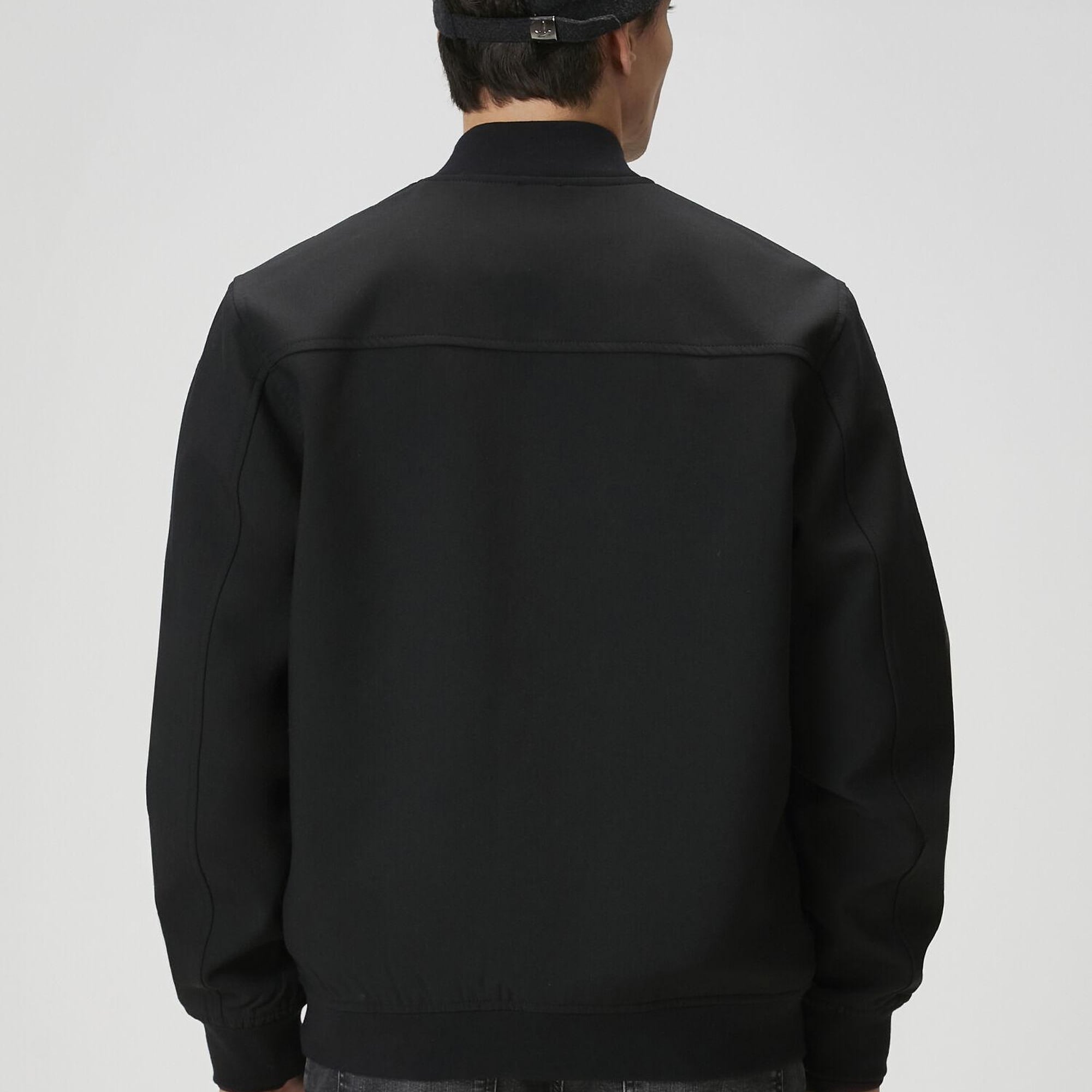 Beymen Club Erkek Siyah Twill Bomber Mont