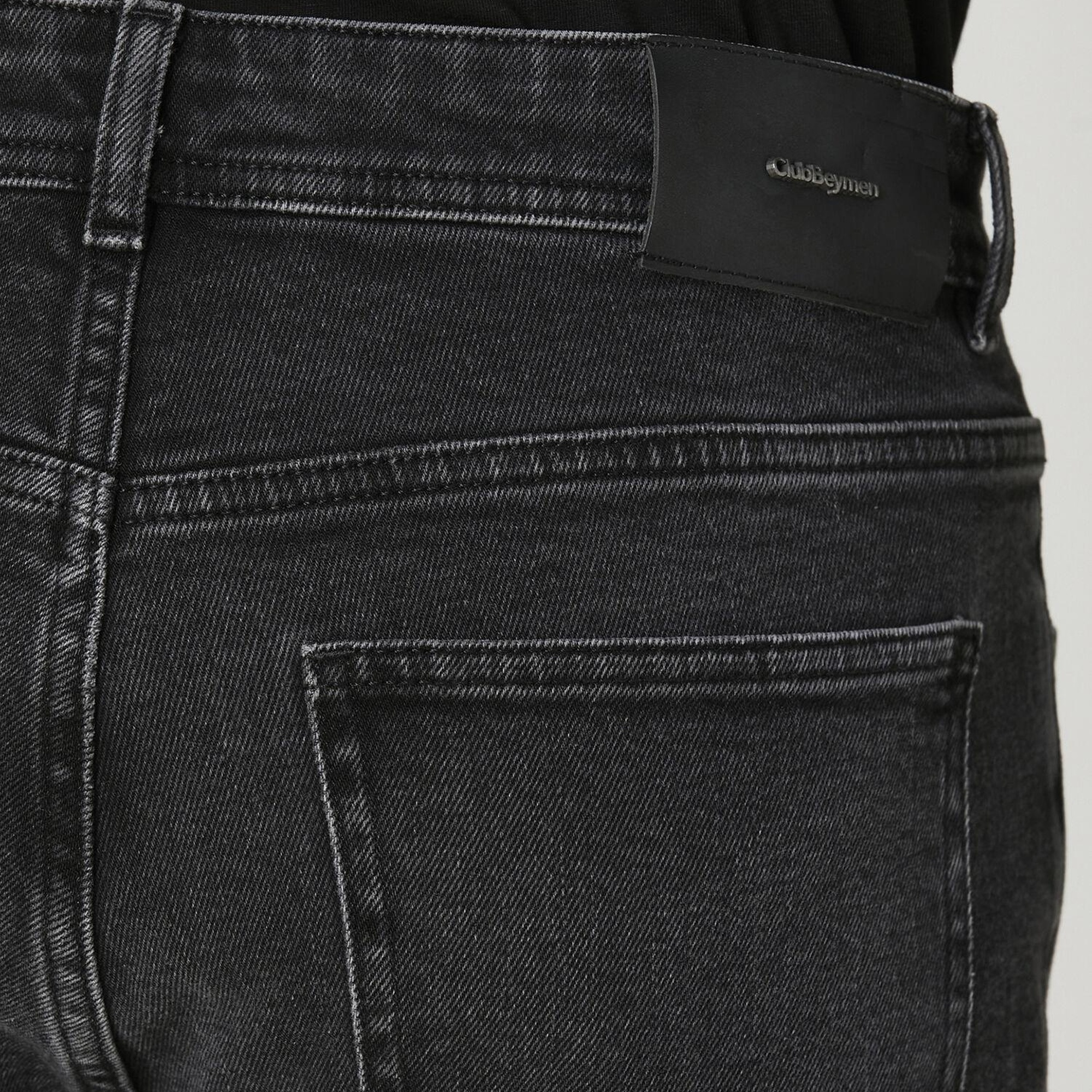 Beymen Club Erkek Siyah Slim Fit Jean Pantolon