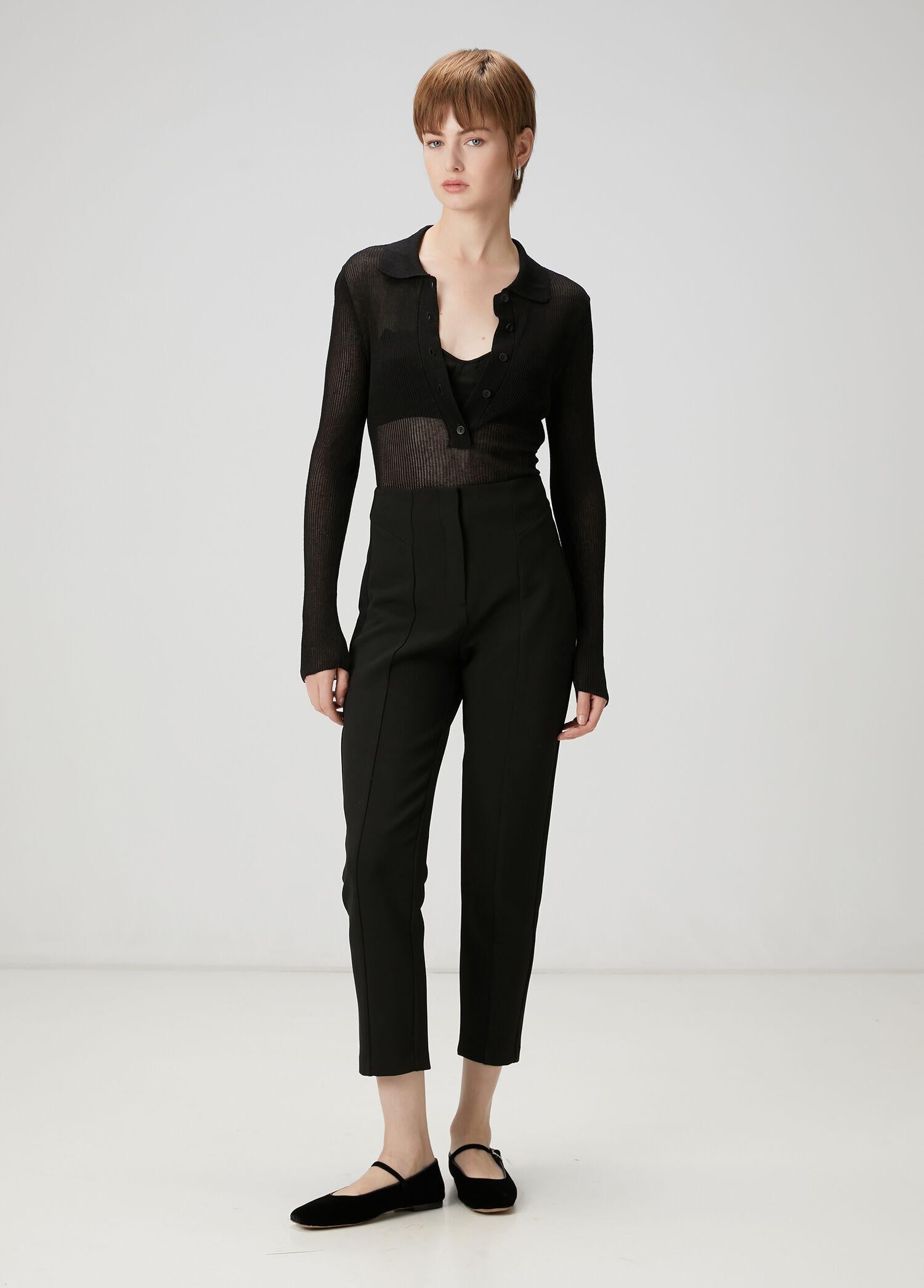  Beymen Club Kadın Siyah Slim Fit Pantolon