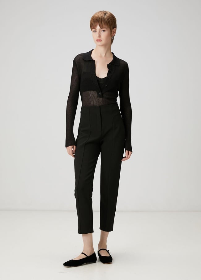  Beymen Club Kadın Siyah Slim Fit Pantolon