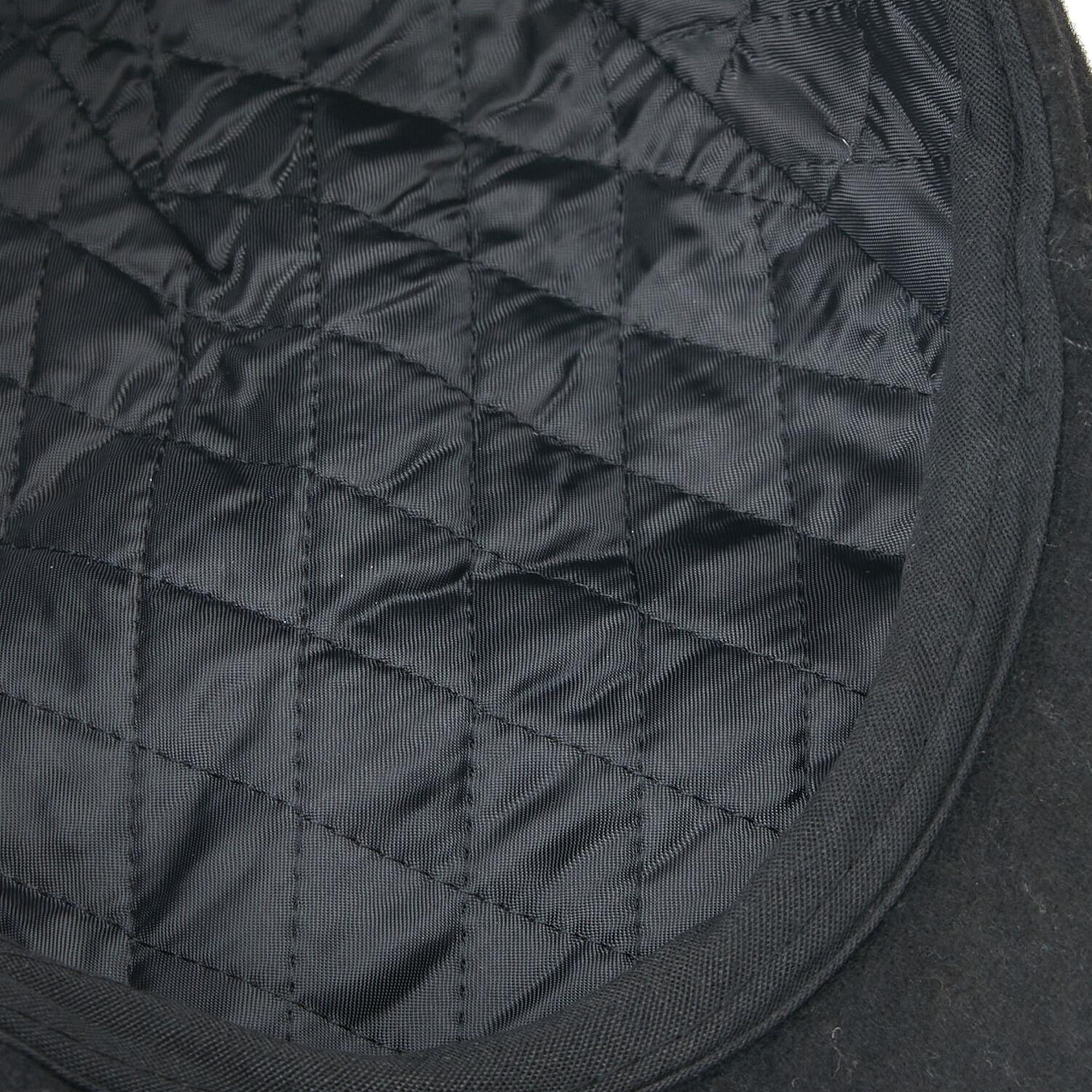 Beymen Club Erkek Siyah Silik Çizgili Yün Şapka