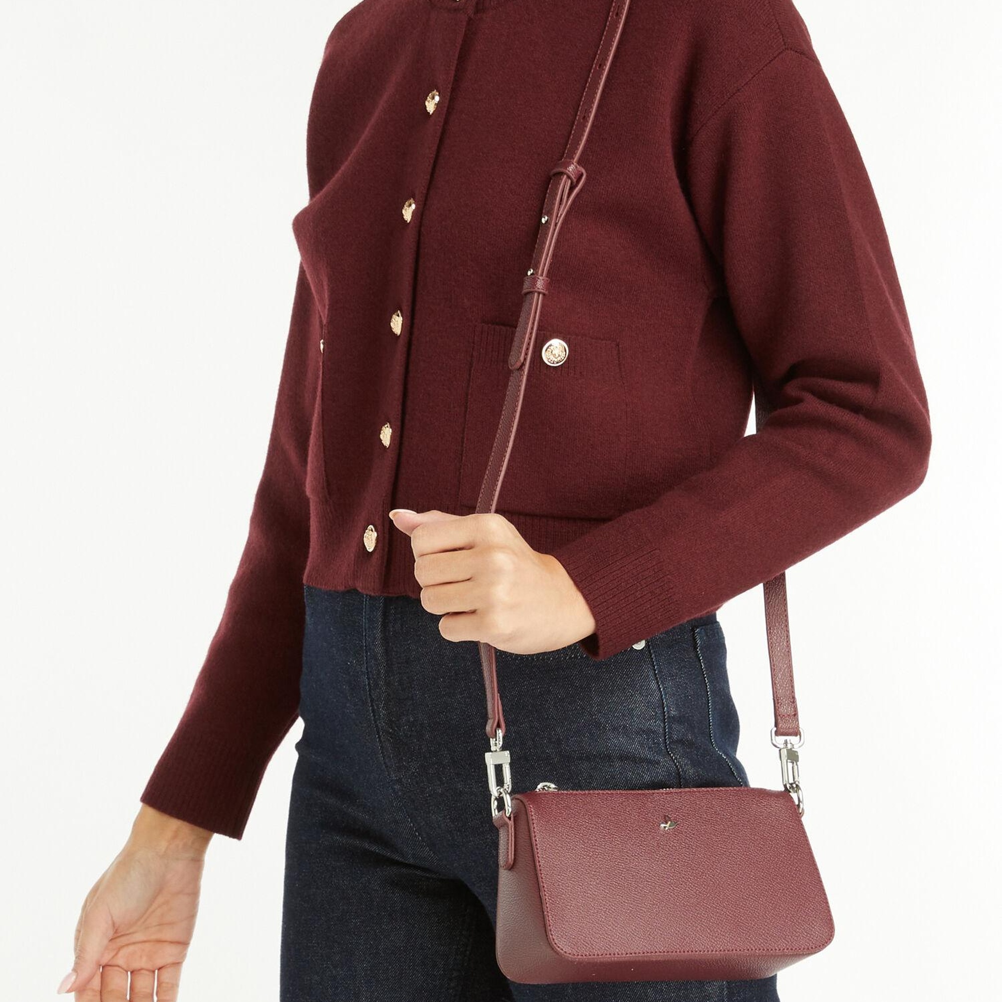 Beymen Club Kadın Picollo Small Bordo Çanta