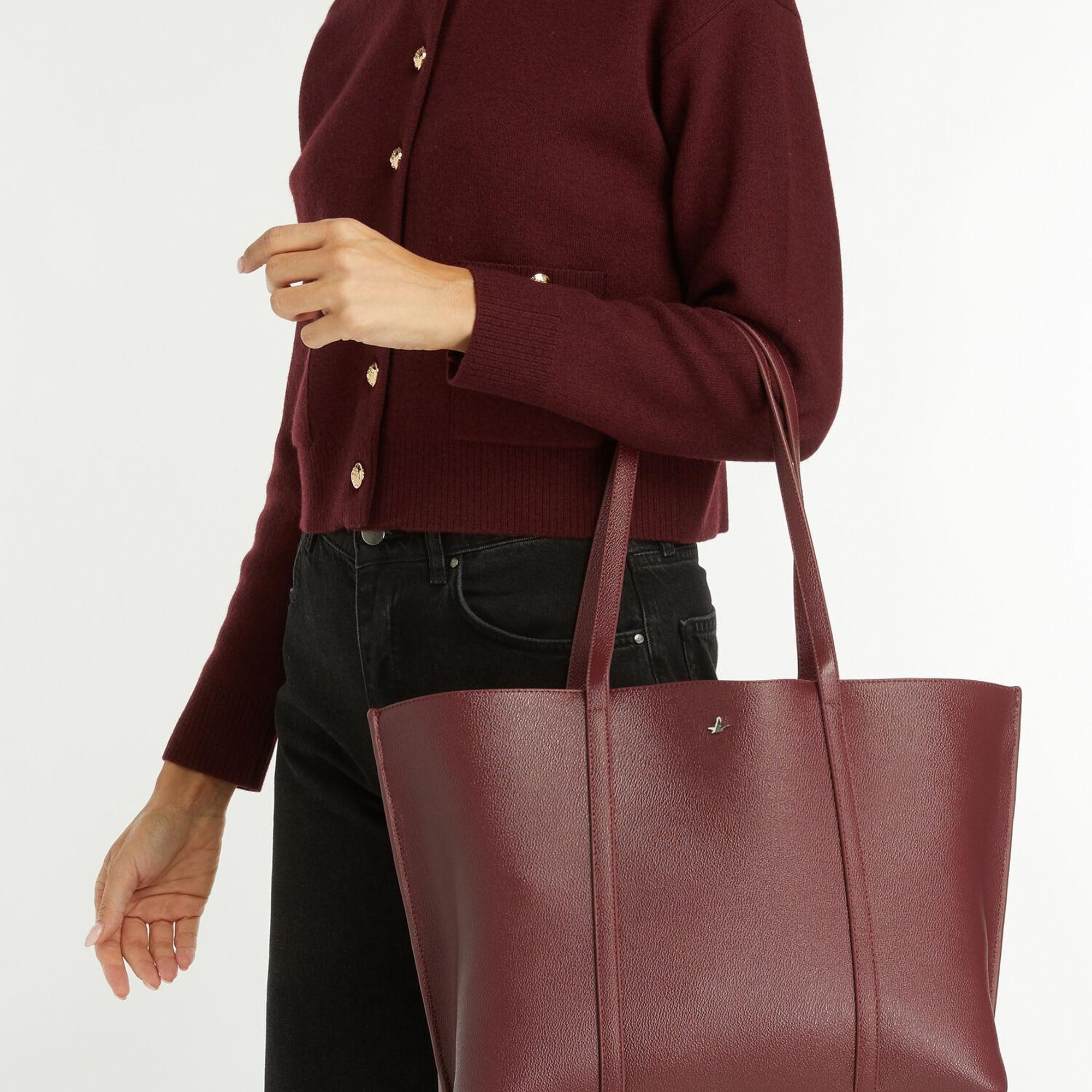 Beymen Club Kadın Picollo Bordo Alışveriş Çantası