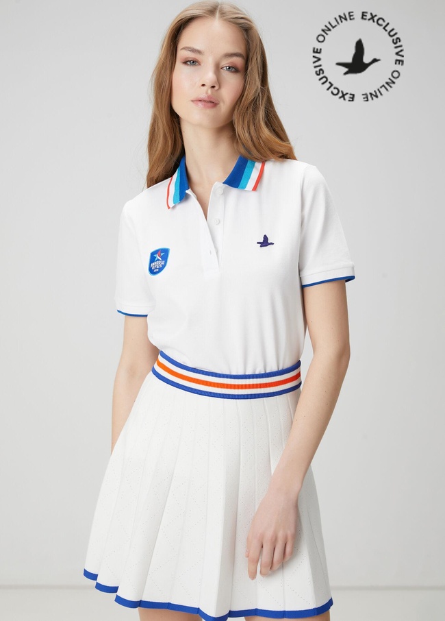  Beymen Club Kadın x Anadolu Efes Beyaz Polo T-shirt