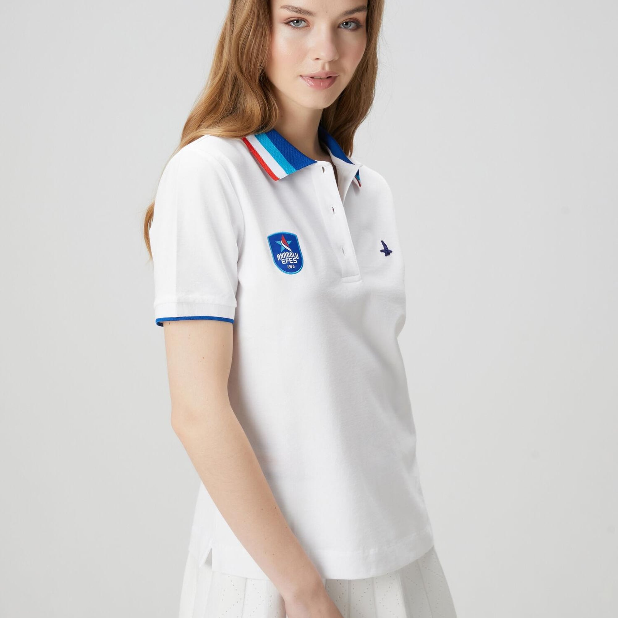 Beymen Club Kadın x Anadolu Efes Beyaz Polo T-shirt