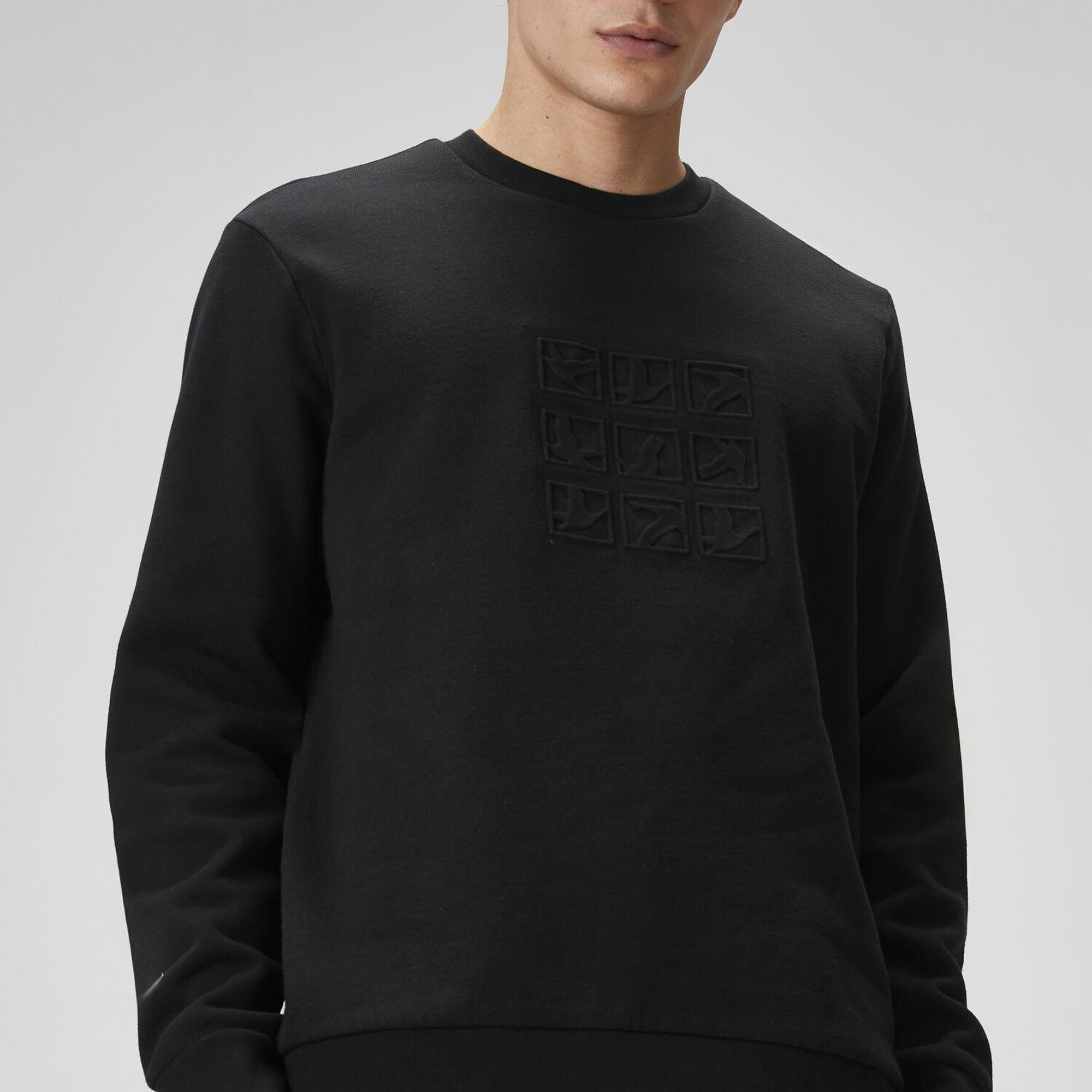 Beymen Club Erkek Siyah Kaz Baskılı Sweatshirt
