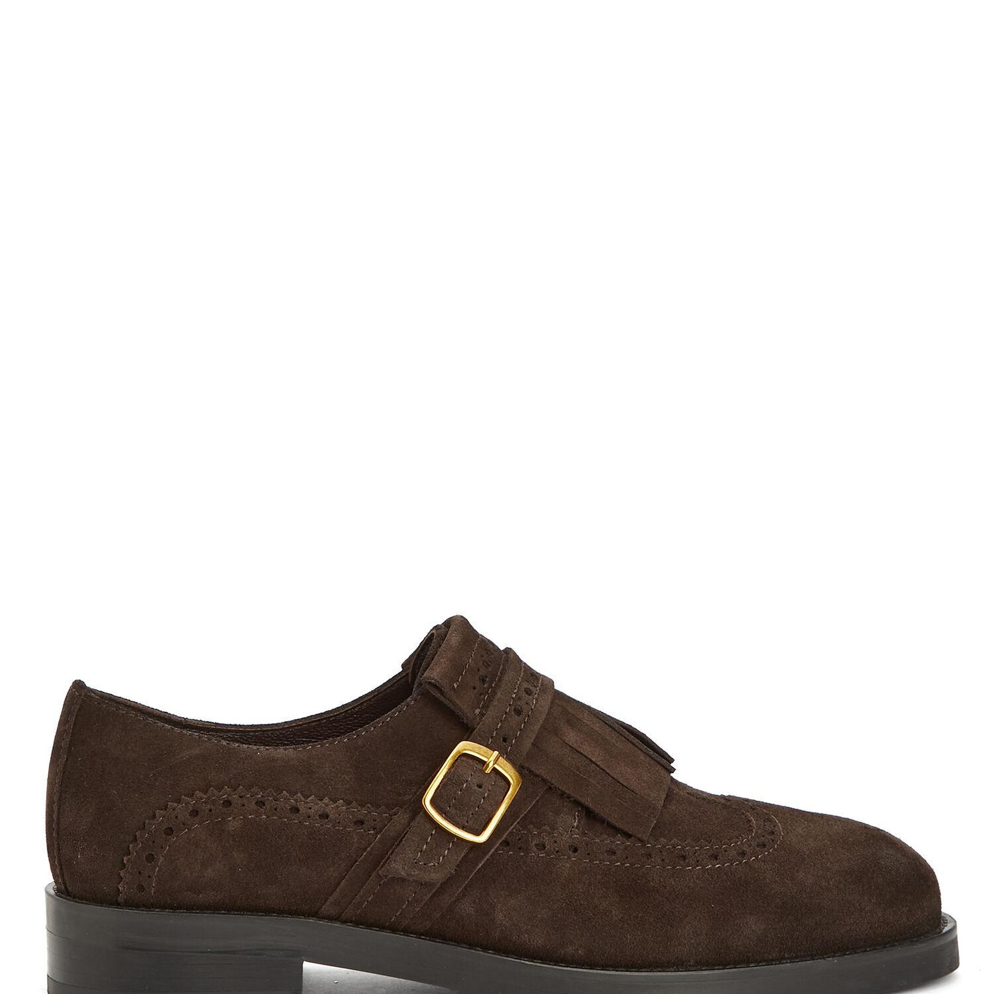 Beymen Club Kadın Kahverengi Tokalı Süet Ayakkabı