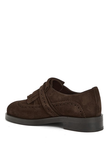  Beymen Club Kadın Kahverengi Tokalı Süet Ayakkabı