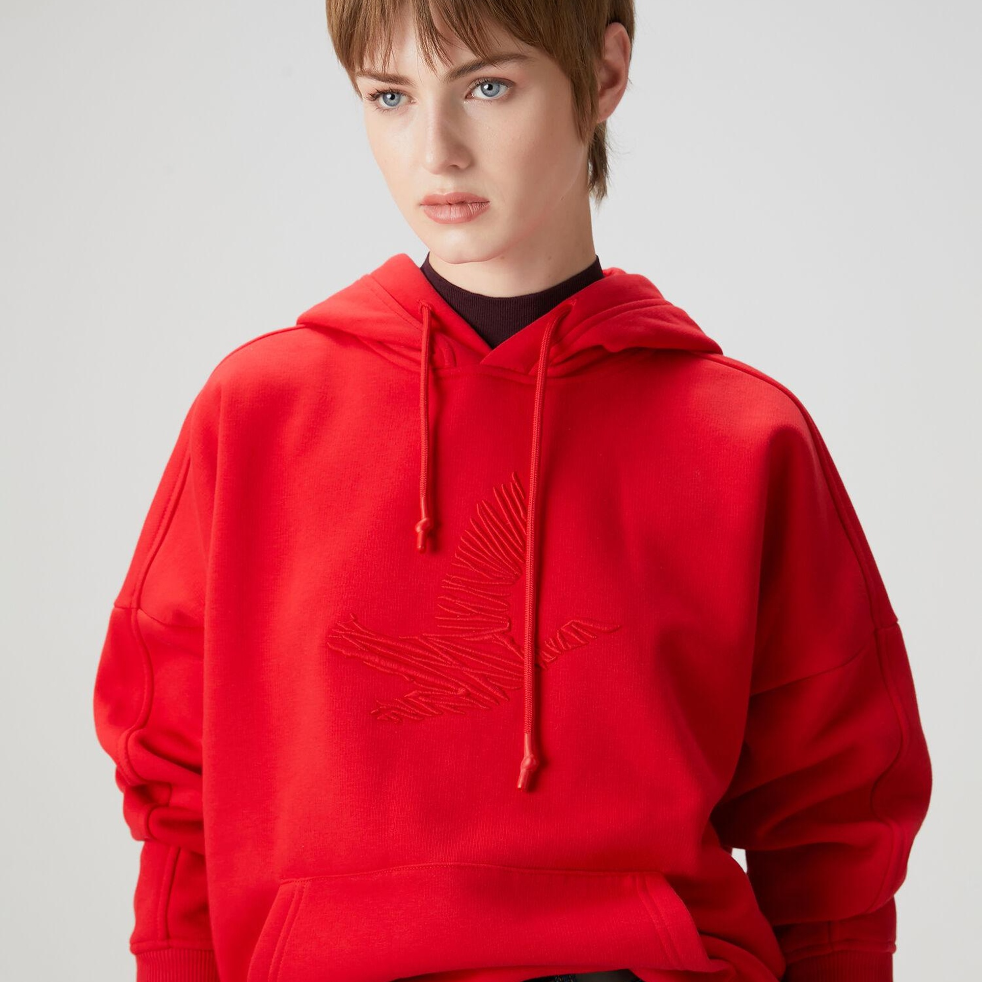 Beymen Club Kadın Kırmızı Kapüşonlu Logolu Sweatshirt