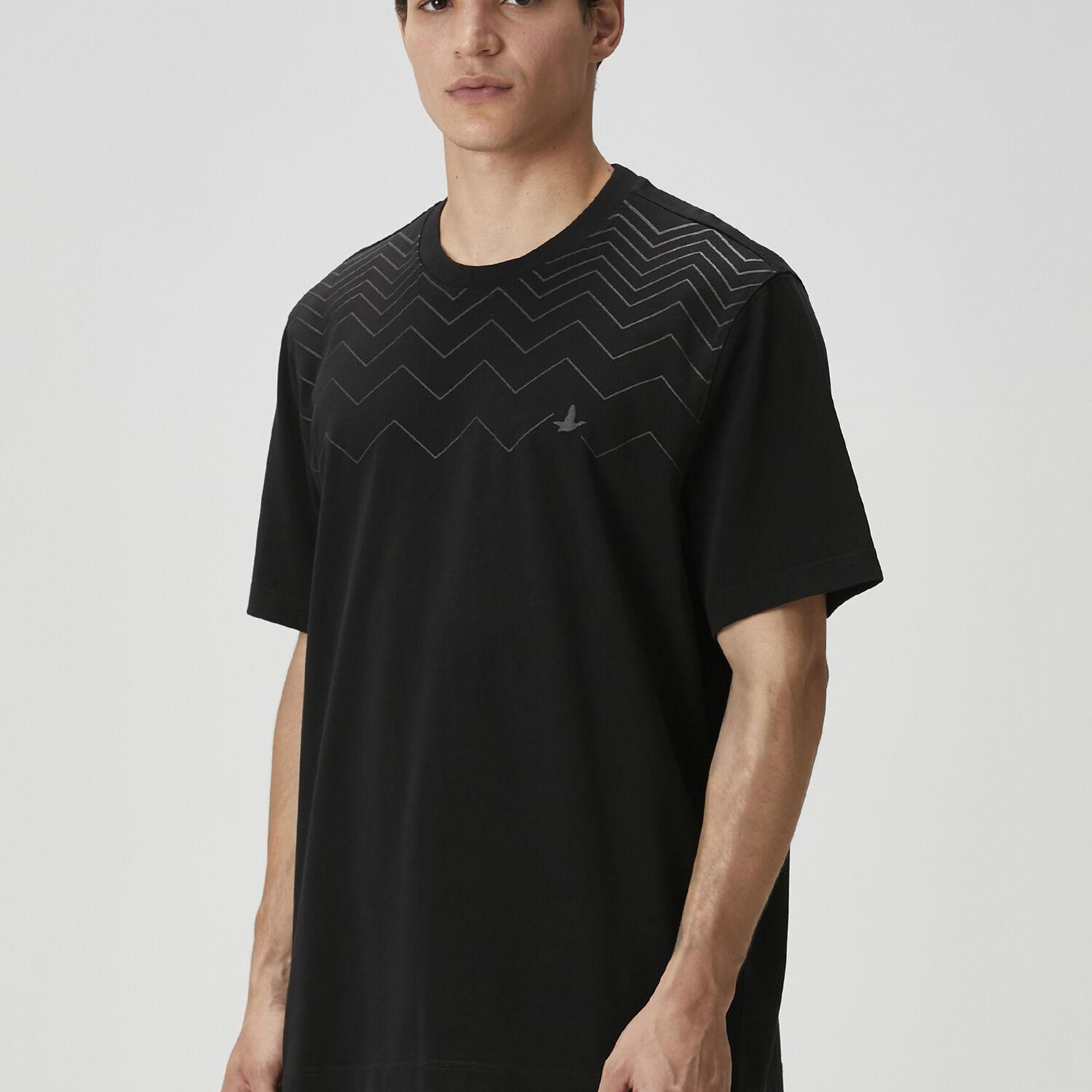 Beymen Club Erkek Siyah Logo Baskılı T-shirt