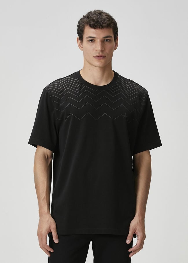  Beymen Club Erkek Siyah Logo Baskılı T-shirt