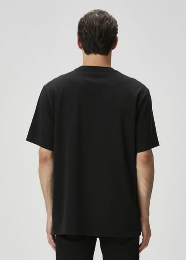  Beymen Club Erkek Siyah Logo Baskılı T-shirt