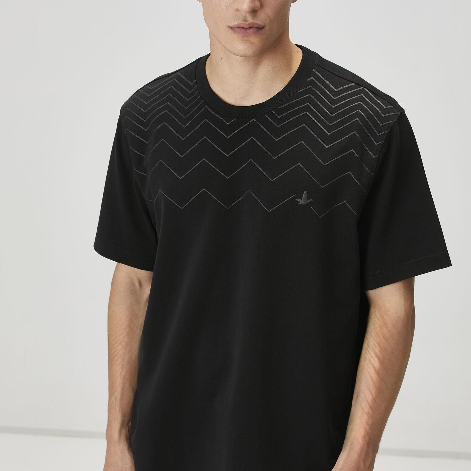 Beymen Club Erkek Siyah Logo Baskılı T-shirt