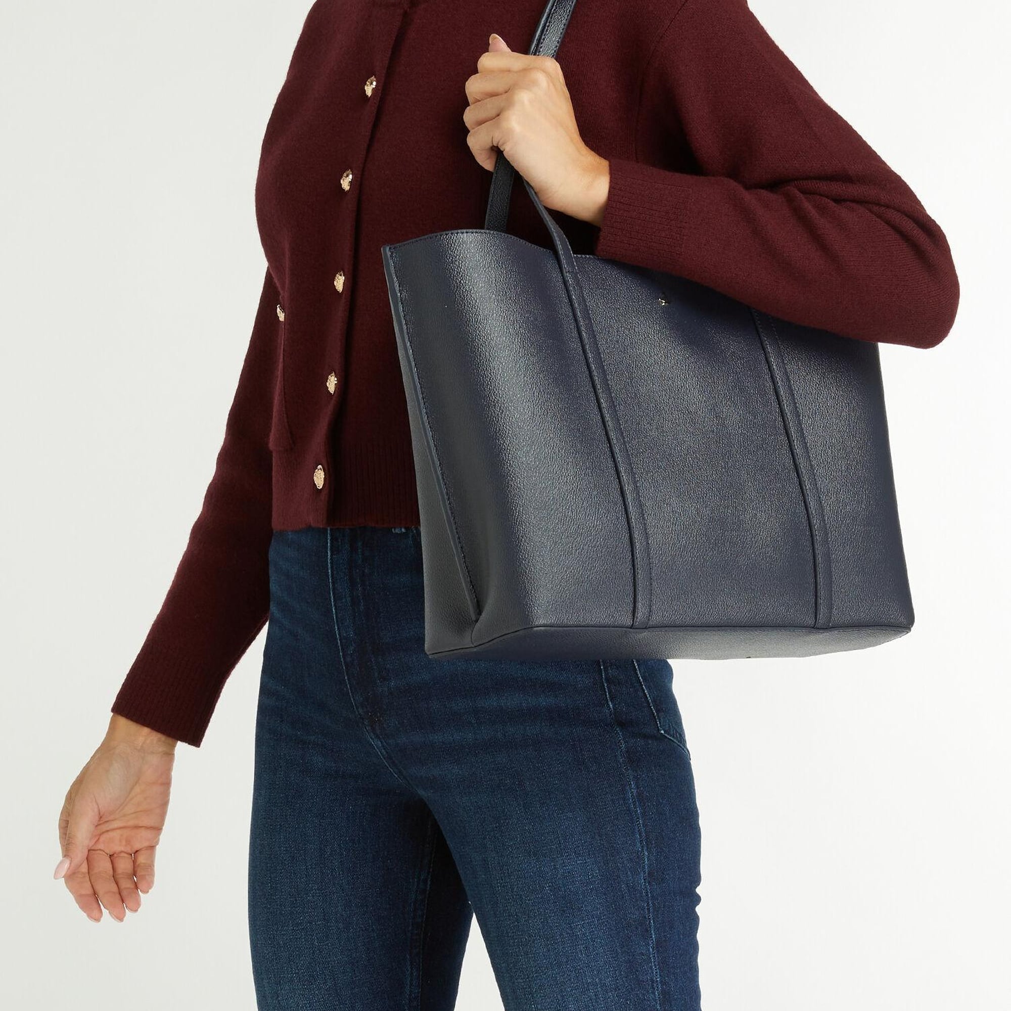 Beymen Club Kadın Picollo Lacivert Alışveriş Çantası