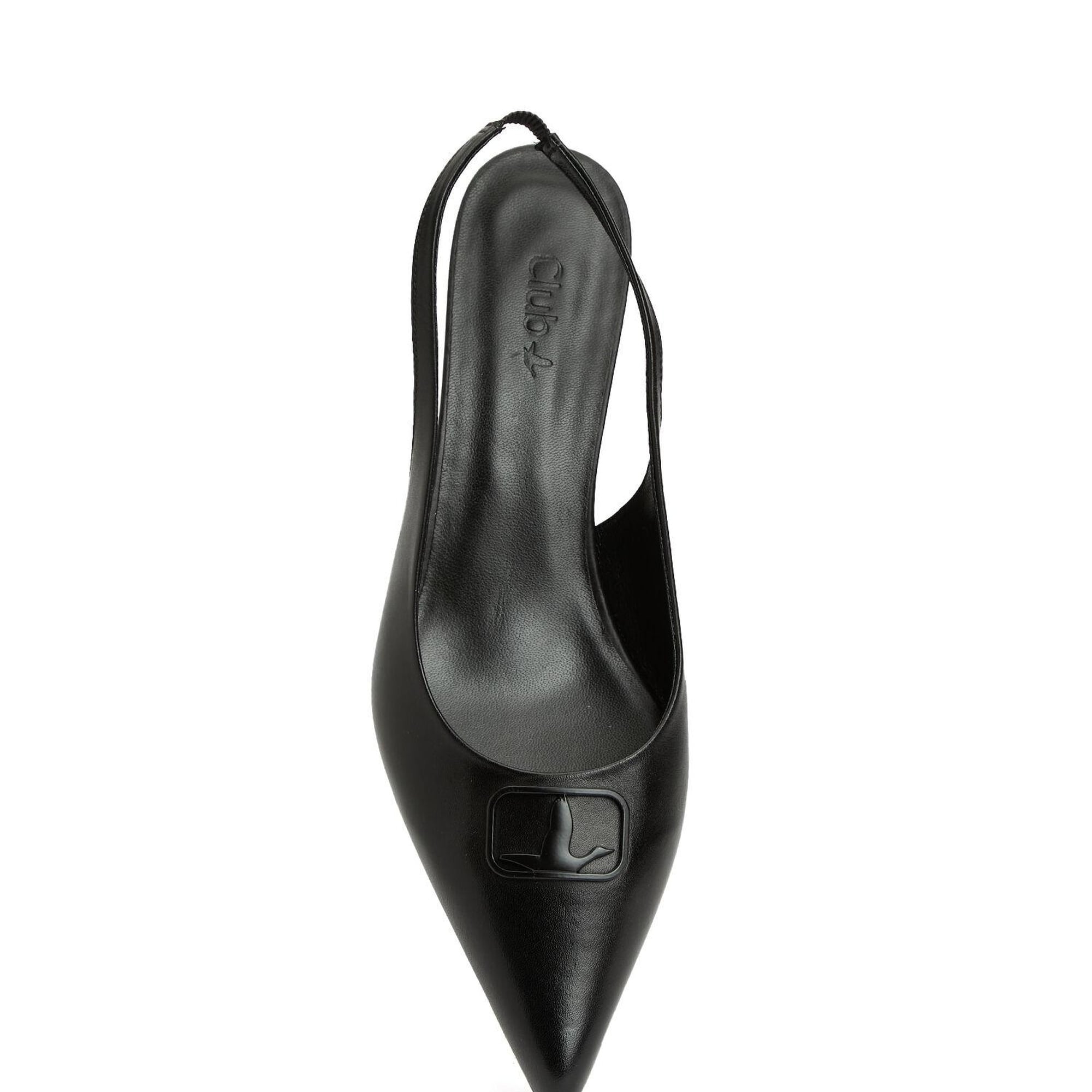 Beymen Club Kadın Siyah Deri Topuklu Ayakkabı