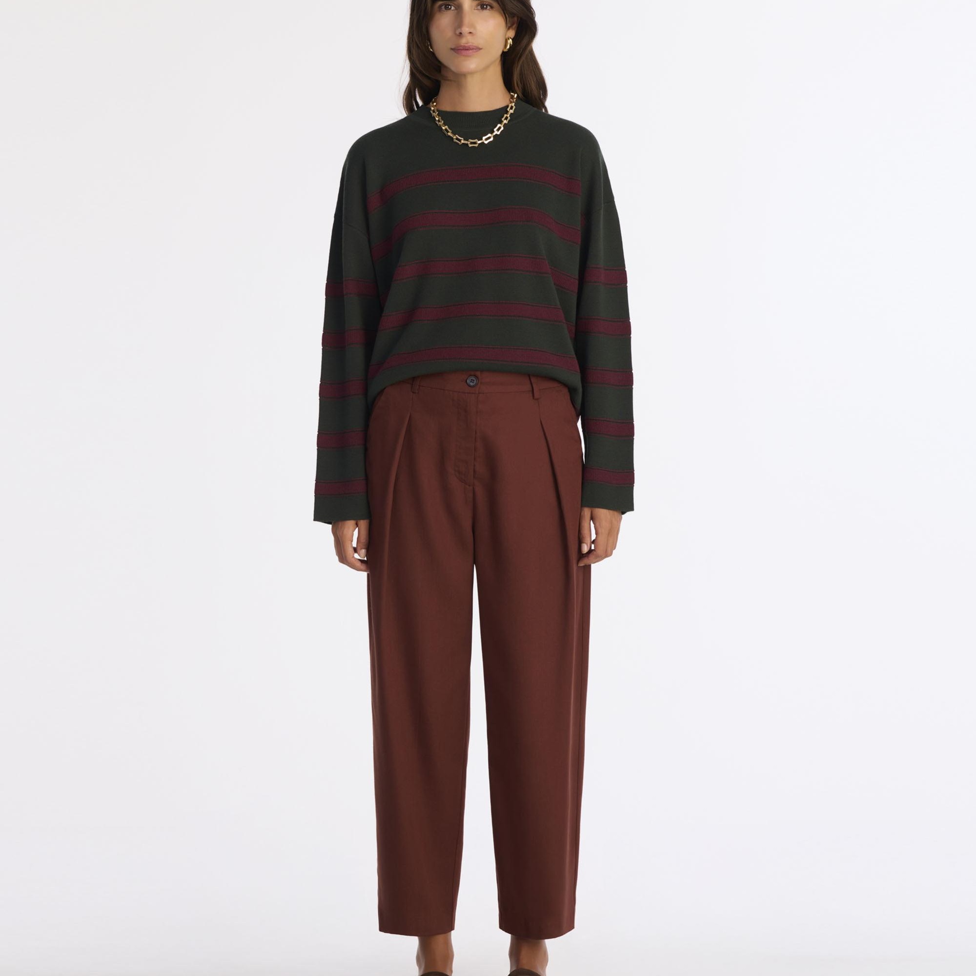 YARGICI Wide Leg Yüksek Bel Pantolon