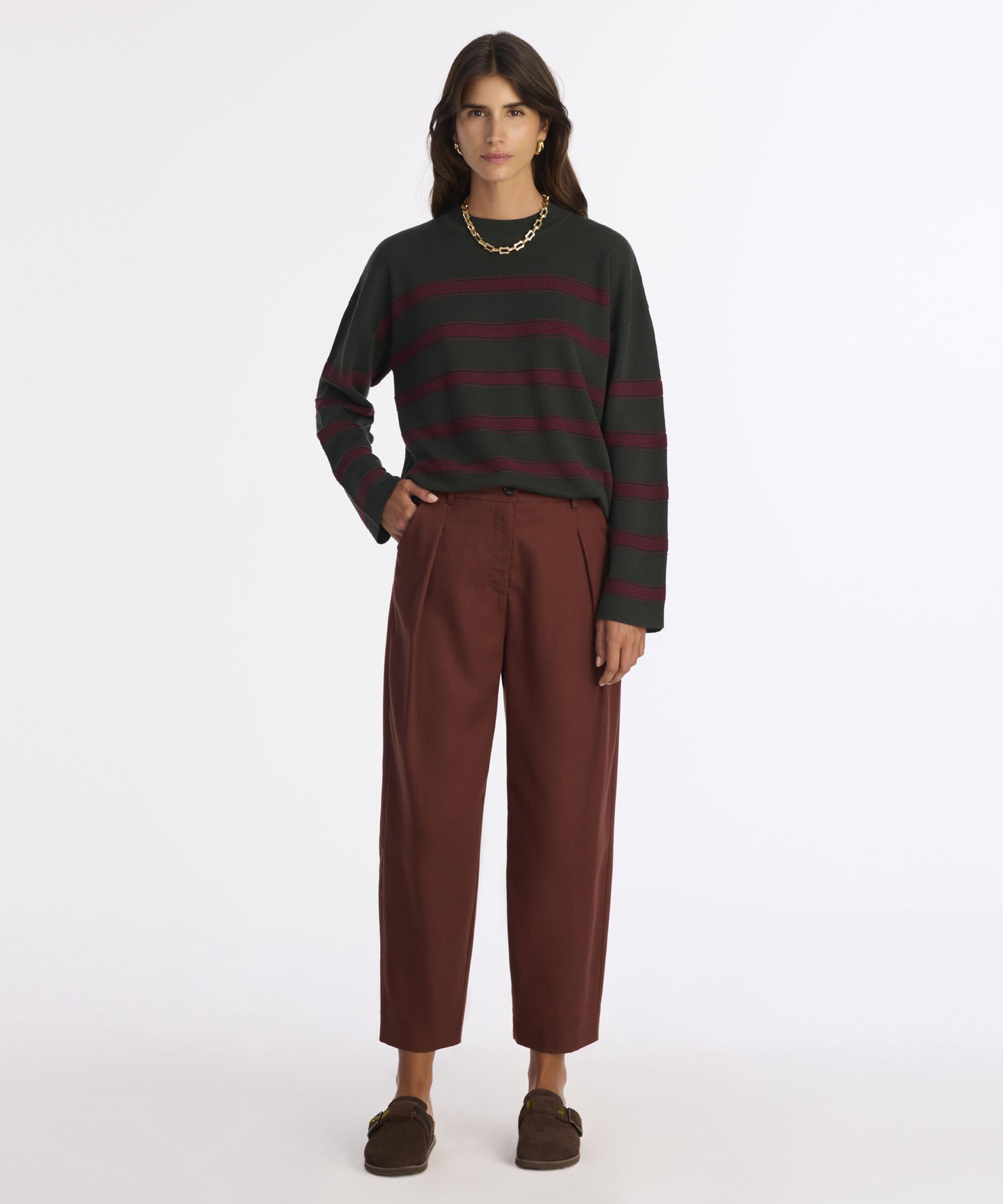  YARGICI Wide Leg Yüksek Bel Pantolon