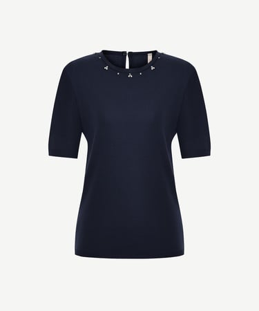  YARGICI Regular Bisiklet Yaka Kısa Kol Kazak