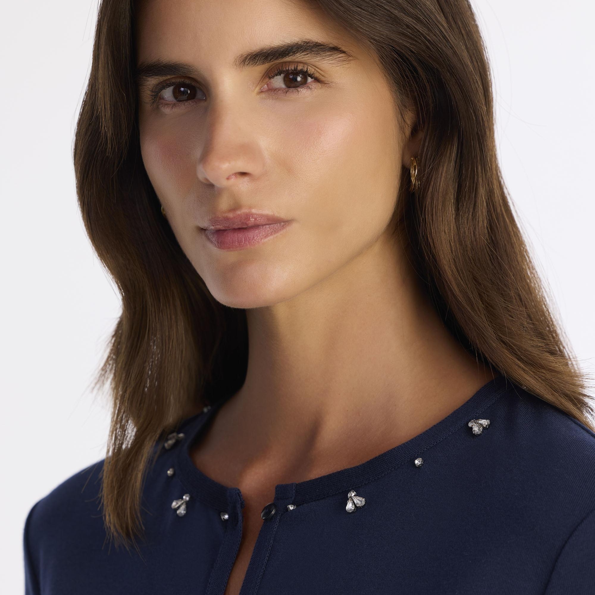 YARGICI Regular Bisiklet Yaka Uzun Kol Hırka