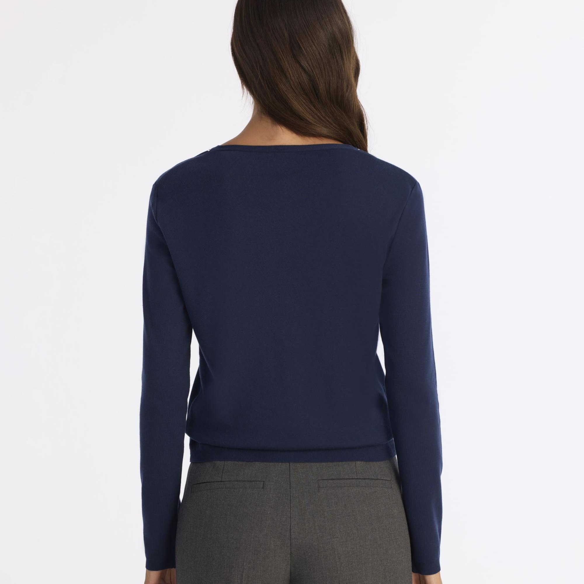 YARGICI Regular Bisiklet Yaka Uzun Kol Hırka