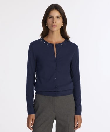  YARGICI Regular Bisiklet Yaka Uzun Kol Hırka