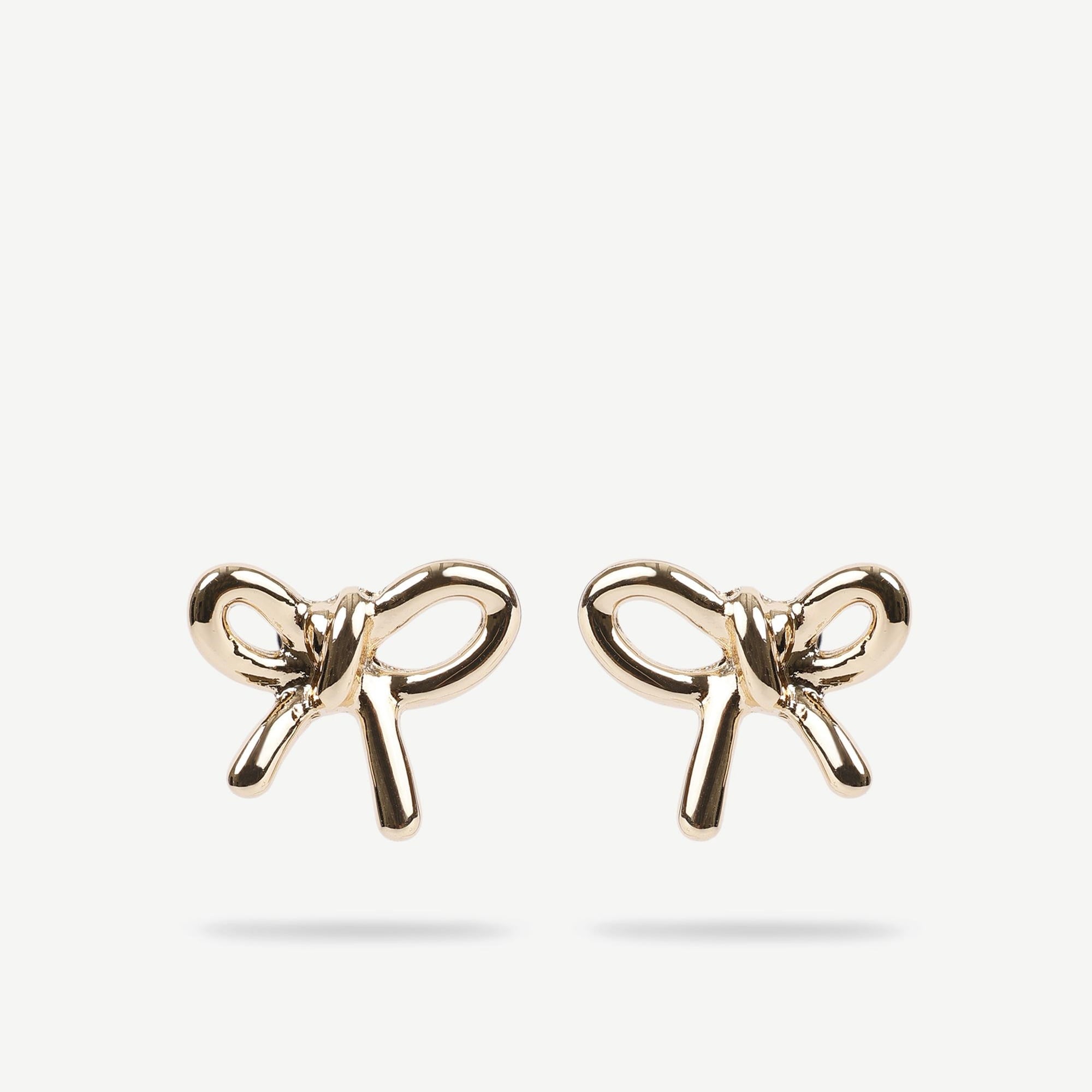 YARGICI Fiyonk Formlu Gold Küpe