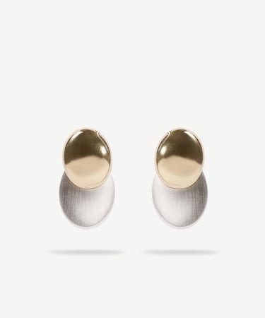  YARGICI Çift Taraflı Minimal Küpe