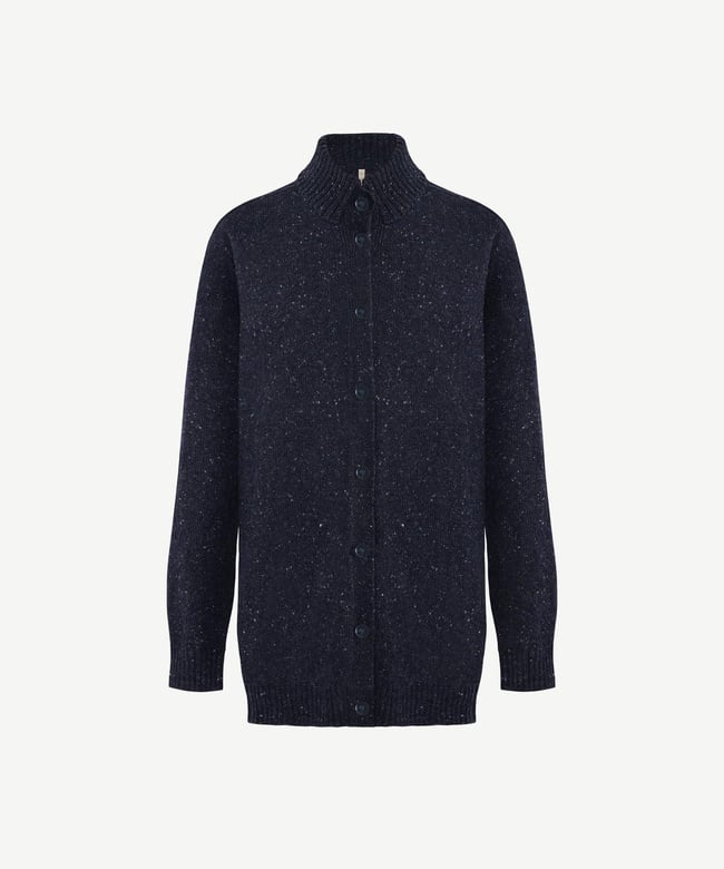  YARGICI Regular Dik Yaka Uzun Kol Hırka