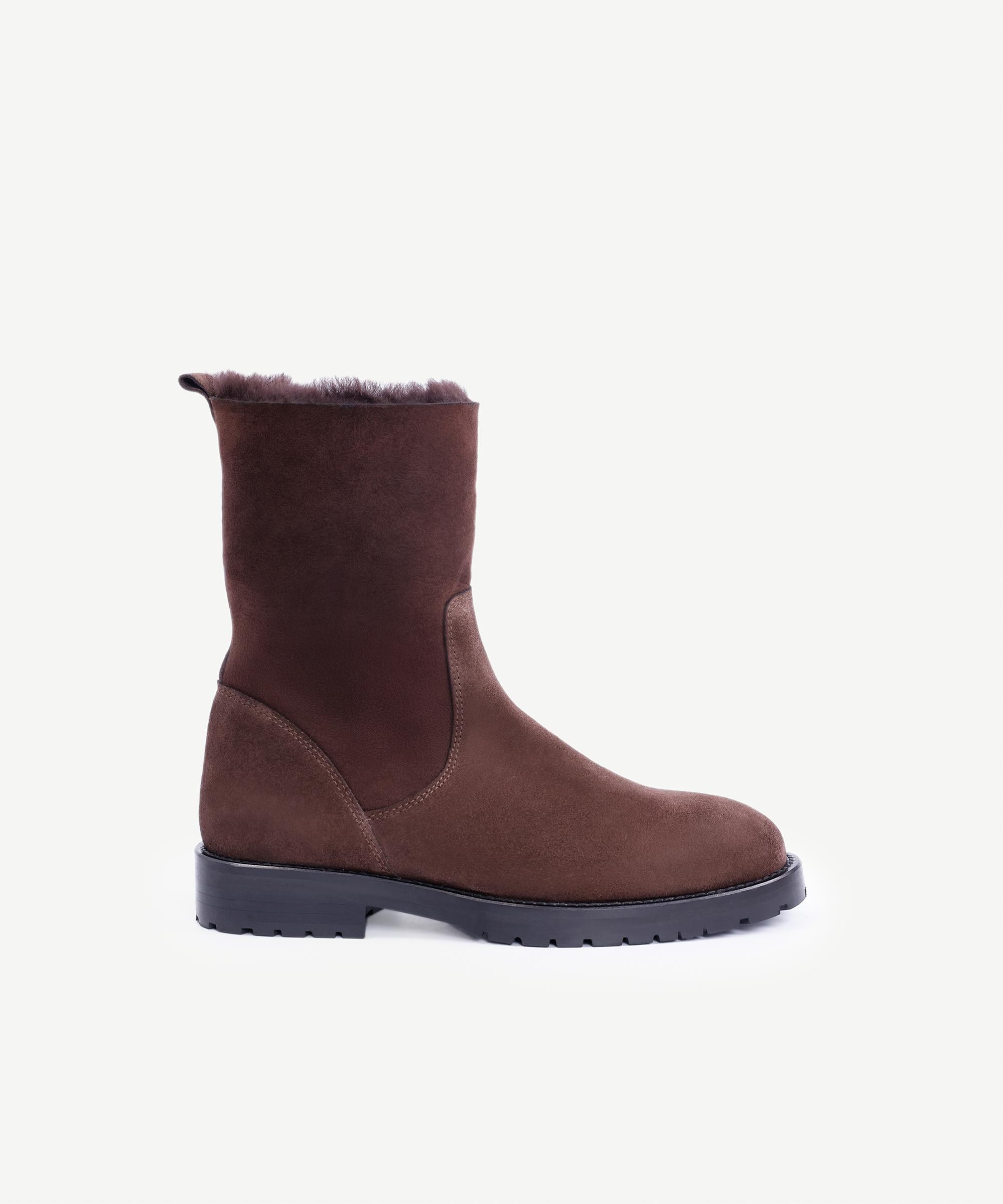  YARGICI İçi Kürklü Deri Uzun Bot