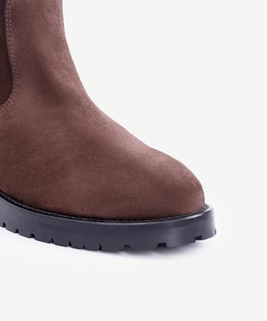  YARGICI İçi Kürklü Deri Uzun Bot