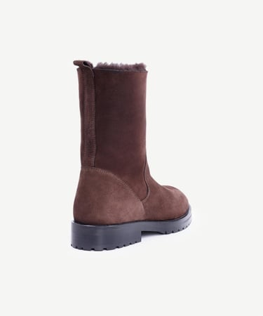  YARGICI İçi Kürklü Deri Uzun Bot