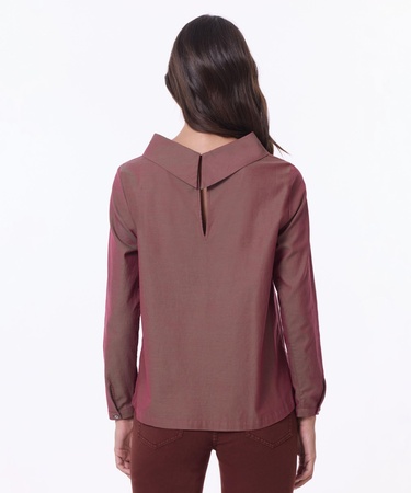  YARGICI Regular Bisiklet Yaka Uzun Kol Bluz