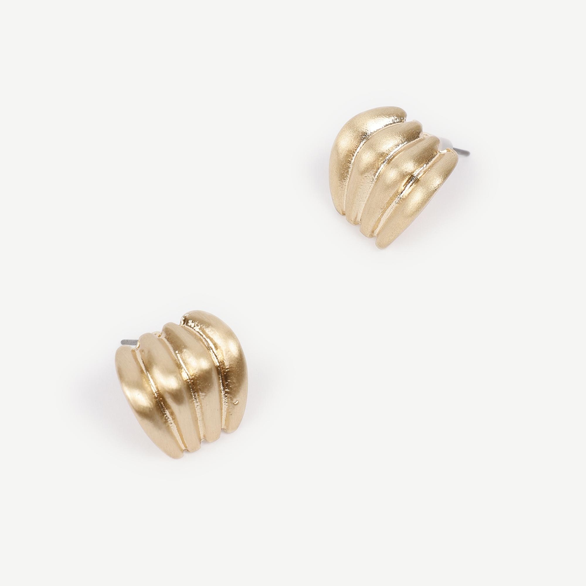 YARGICI Dokulu Gold Küpe