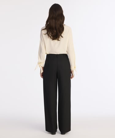  YARGICI Geniş Yüksek Bel Pantolon