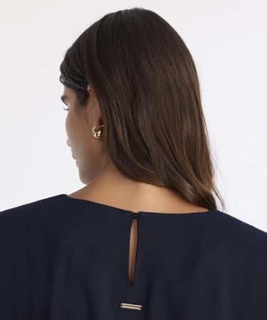  YARGICI Düz Bisiklet Yaka Uzun Kol Elbise