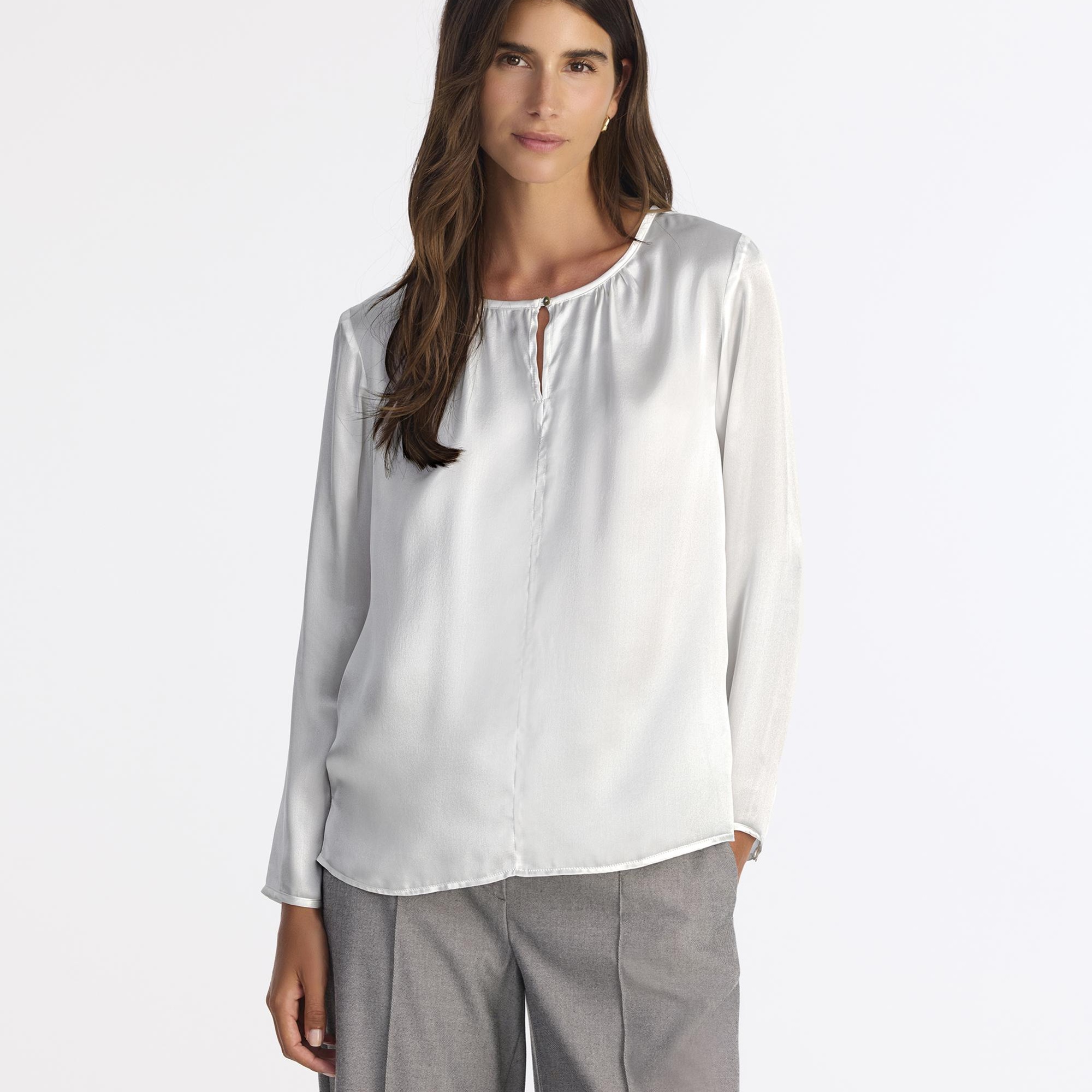 YARGICI Regular Bisiklet Yaka Uzun Kol Bluz