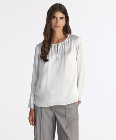  YARGICI Regular Bisiklet Yaka Uzun Kol Bluz