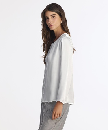  YARGICI Regular Bisiklet Yaka Uzun Kol Bluz