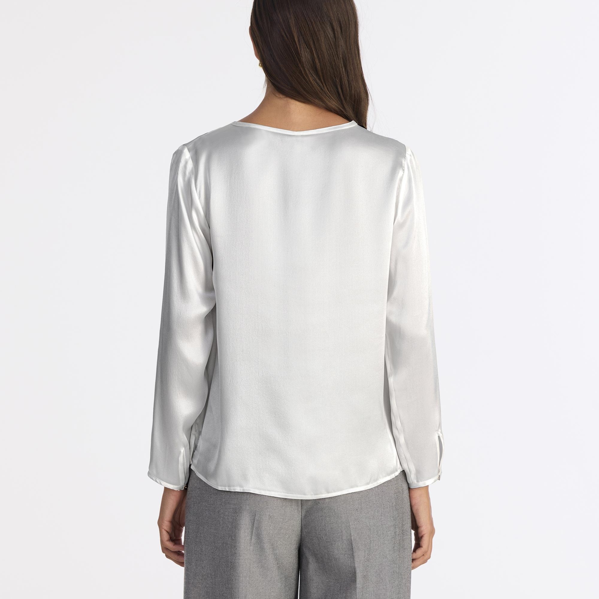 YARGICI Regular Bisiklet Yaka Uzun Kol Bluz