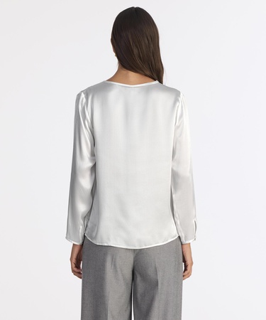  YARGICI Regular Bisiklet Yaka Uzun Kol Bluz