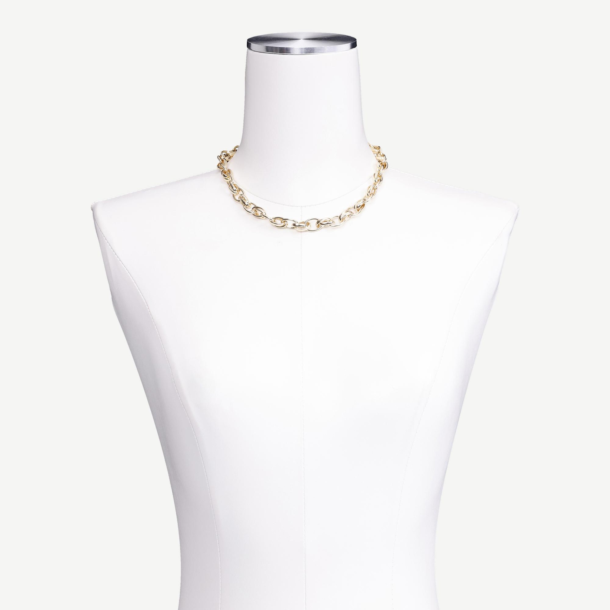 YARGICI Kalın Zincir Kolye