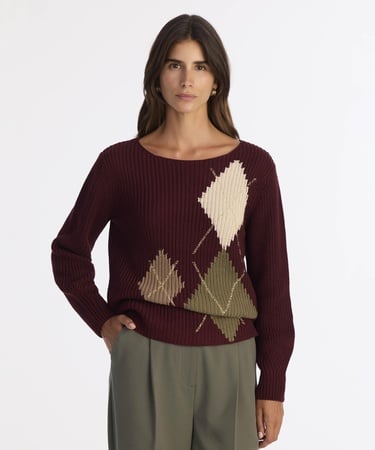  YARGICI Regular Kayık Yaka Uzun Kol Kazak