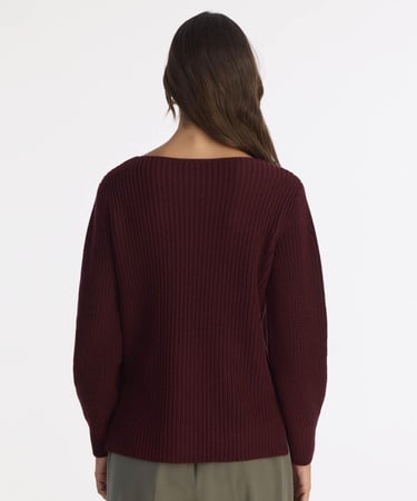  YARGICI Regular Kayık Yaka Uzun Kol Kazak