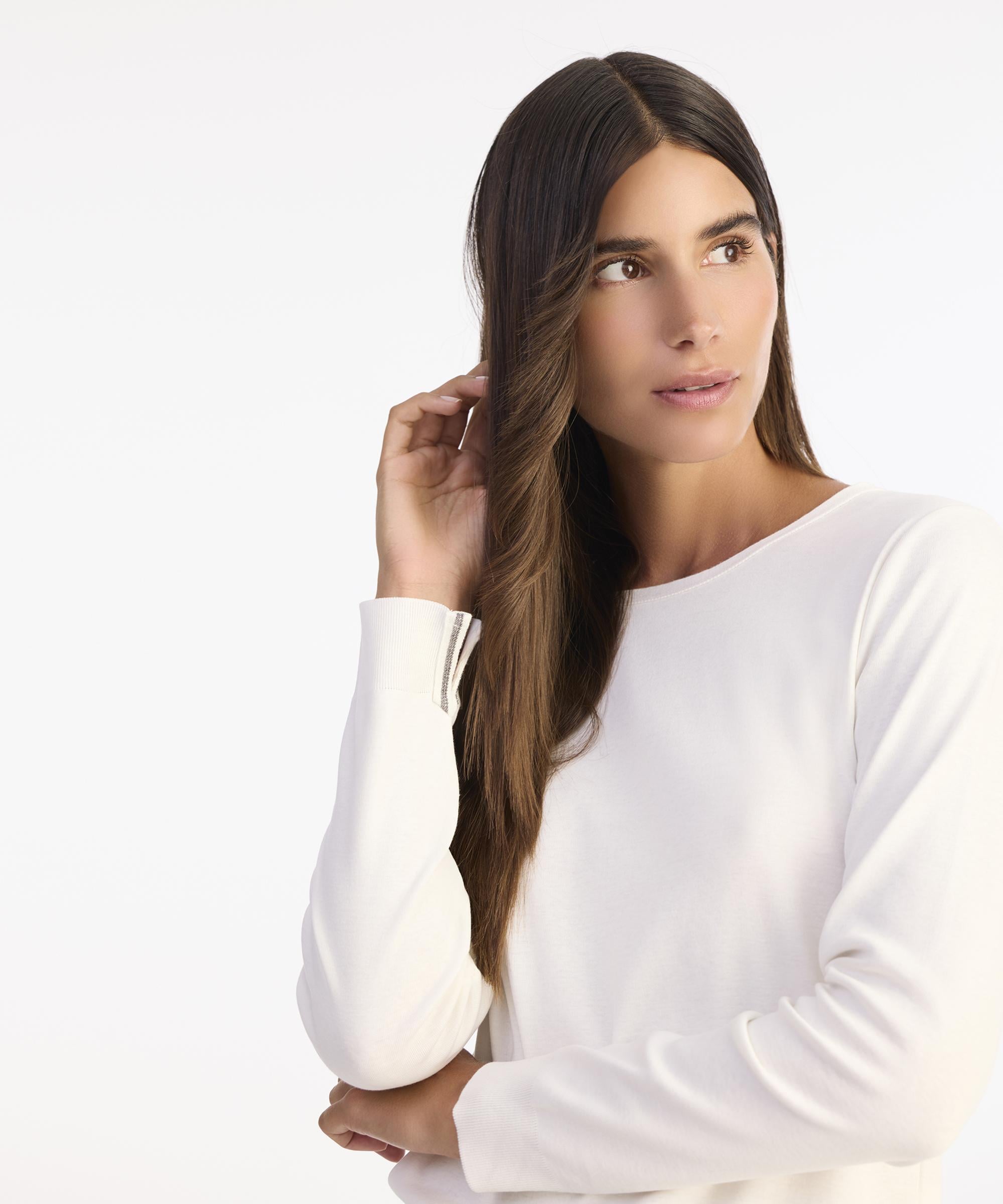 YARGICI Regular Kare Yaka Uzun Kol Kazak