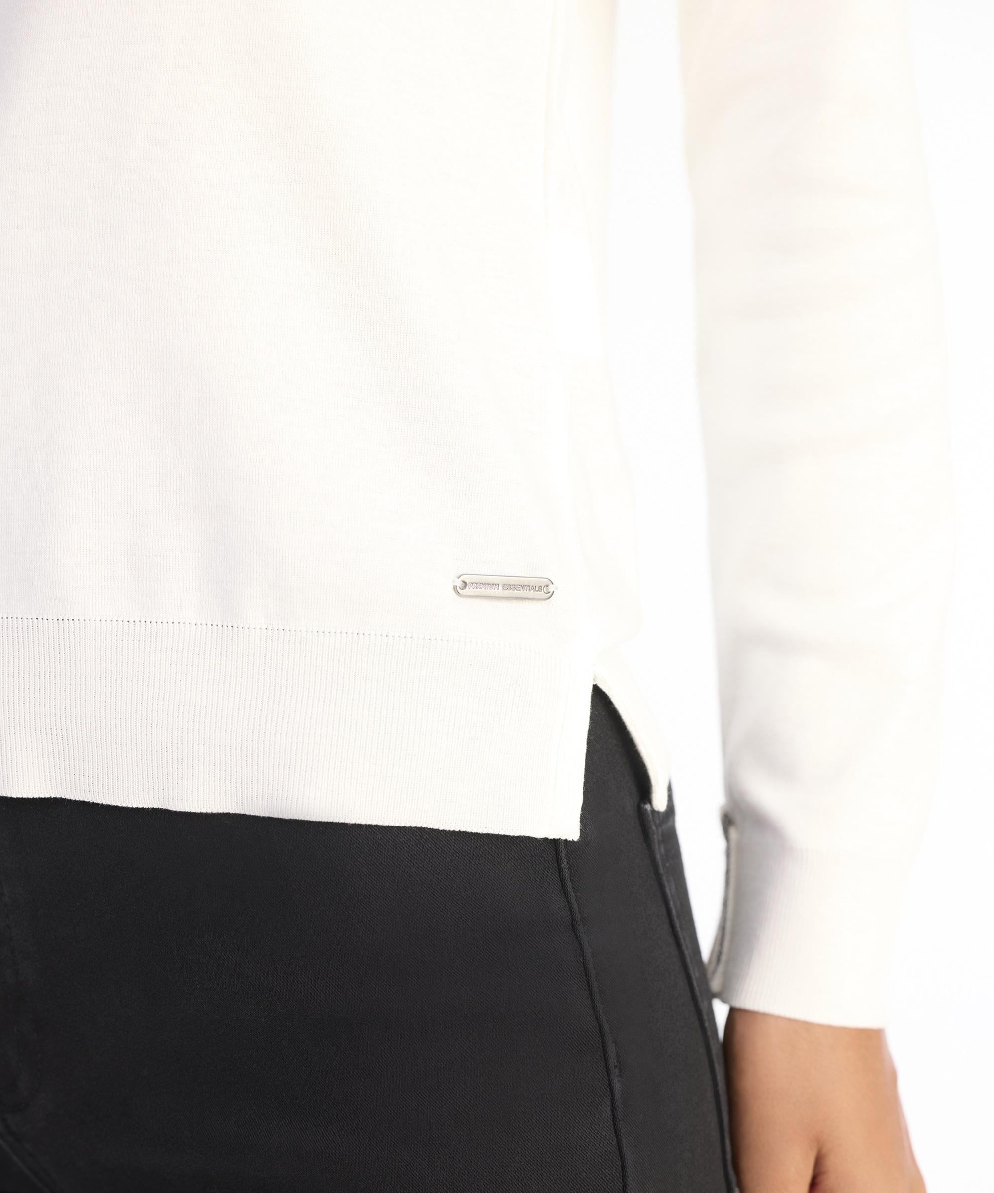 YARGICI Regular Kare Yaka Uzun Kol Kazak