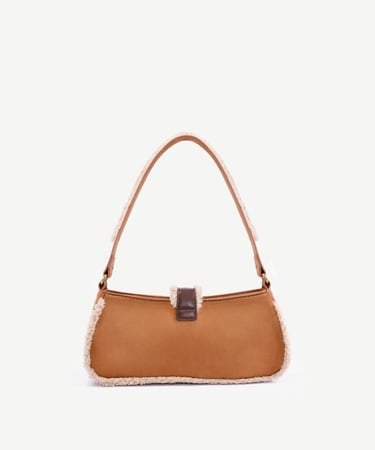  YARGICI Çift Cepli Baget Omuz Çantası