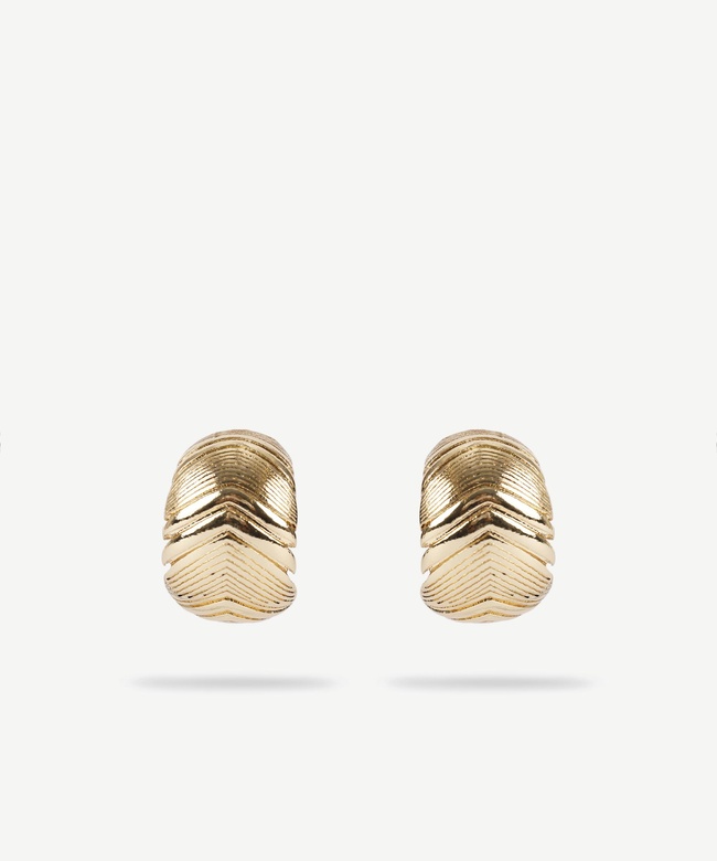  YARGICI Dokulu Gold Küpe