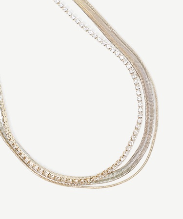  YARGICI Çok Sıralı Gold Kolye