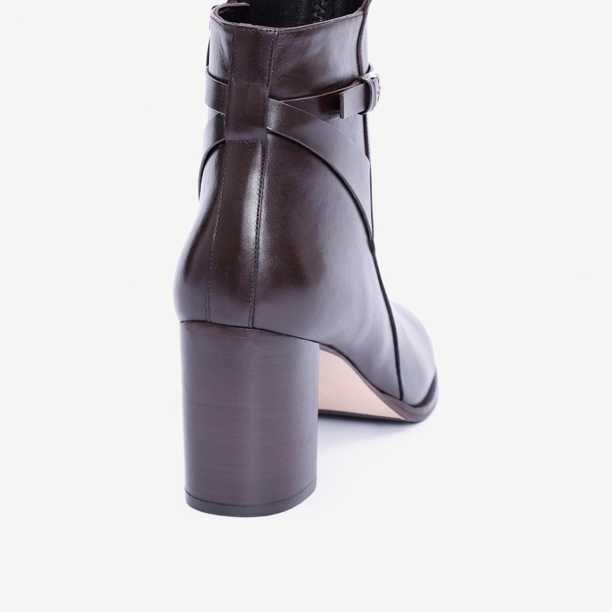 YARGICI Topuklu Deri Bot