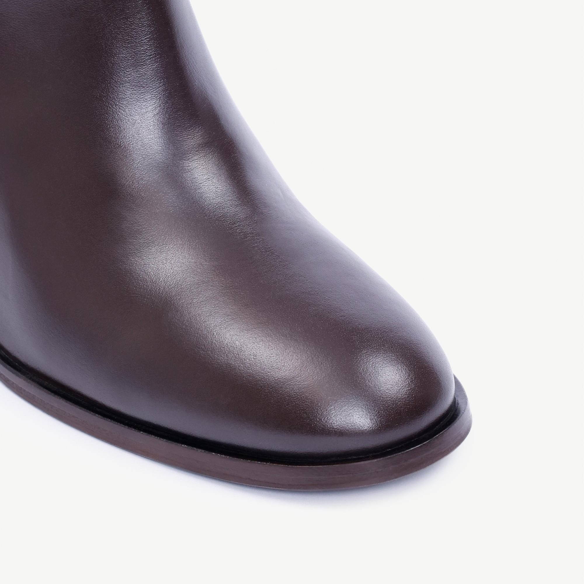 YARGICI Topuklu Deri Bot